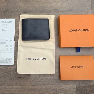 Louis Vuitton Dark Monogram Card Holder